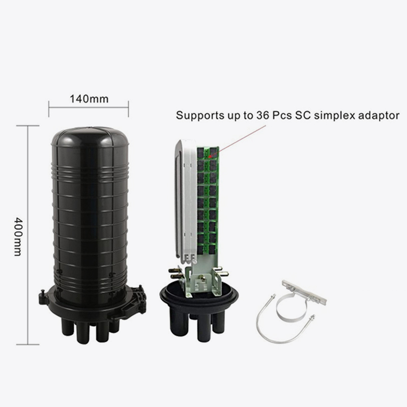 T6-109H 48 Core Fiber Optic Splice Closure