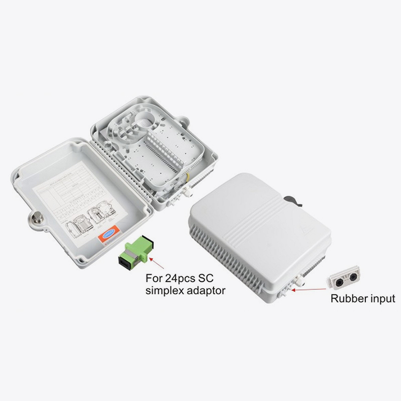 T7-204A-SC 24 Core Fiber Optic Distribution Box 